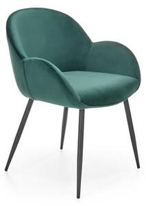 Sedia imbottita K480 - Verde