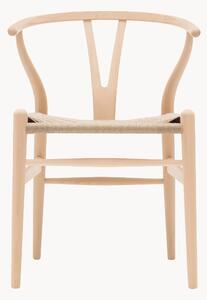 Sedia in legno con seduta intrecciata CH24 Wishbone Chair
