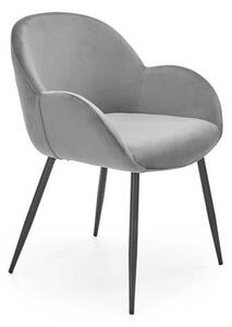 Sedia imbottita K480 - Grigio
