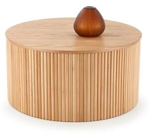 Tavolino da caffè Woody in legno naturale - H41cm