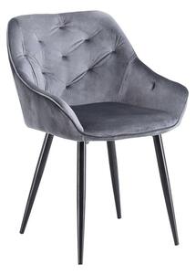 Sedia imbottita K487 - Grigio