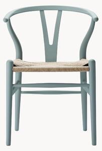 Sedia in legno con seduta intrecciata CH24 Wishbone Chair