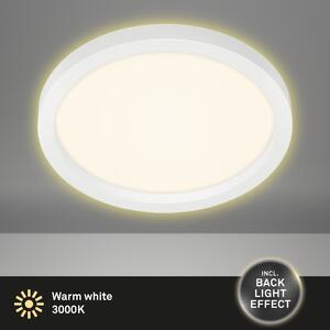 Plafoniera Briloner plafoniera Cadre LED 18W retroilluminazione rotonda bianca