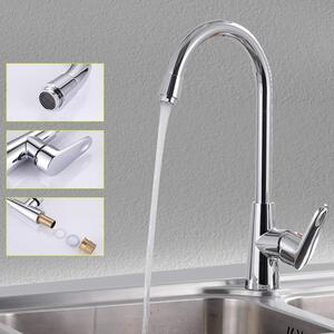 Solidchoice - Miscelatore per cucina, per acqua calda e fredda