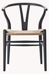Sedia in legno con seduta intrecciata CH24 Wishbone Chair