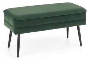 Panca da interno Velva in verde/nero - H37 cm