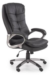 Sedia da ufficio Preston in nero - H124 cm