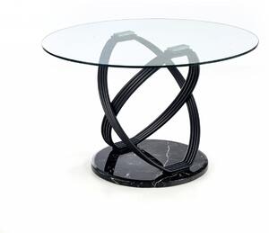 Tavolo in vetro ottico - d122xh77 cm