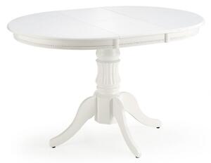 Tavolo allungabile William bianco - L90/124 x l90 x h75 cm
