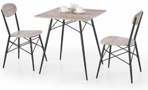 Set da pranzo Kabir con 2 sedie