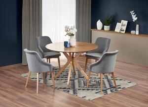 Tavolo rotondo Nicolas in rovere - d120 x h77 cm