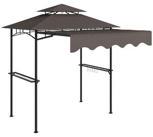 Outsunny, padiglione per barbecue, 242x232x248 cm, resistente all'acqua, ignifugo, tenda da giardino