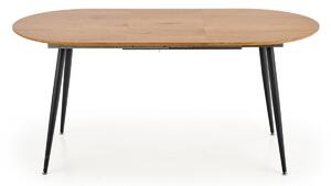 Tavolo allungabile Colorado in rovere dorato - L120/160/160xl80xh74 cm