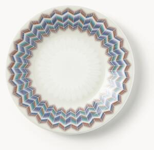 Set di 6 piatti da torta in Fine Bone China Jarris
