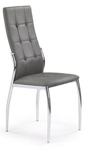Sedia K209 ecopelle grigia
