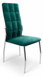 Sedia K416 verde velluto