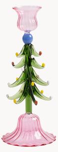 Portacandele in vetro soffiato Merry Tree