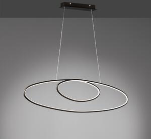 Grande lampada a sospensione a LED per il tavolo da pranzo, lampada ad anello per il soggiorno sopra il tavolino