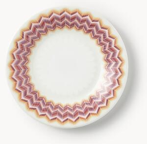 Set di 6 piatti da torta in Fine Bone China Jarris