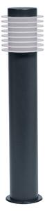 LEDVANCE ENDURA HYBRID RONDO luce per esterni, luce ibrida, 4W, 250lm, colore della luce bianco caldo, temperatura di colore 3.000K, grigio scuro, acciaio inossidabile, classe di protezione IP44 e IP67, funzionamento solare e a rete