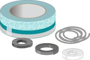 Set di nastri sigillanti per vasche da bagno Mabo Premium 3,0 m, compresi gli accessori 101443