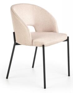 Sedia K373 in tessuto beige – 51x57x77 cm