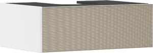 Hansgrohe Xevolos E meuble sous lavabo, 1 tiroir, 1 découpe au centre, 780x550x275mm, pour console avec vasque à poser, 54310390, 54310390