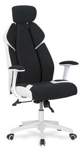 Sedia da ufficio Chrono in nero bianco