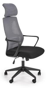 Sedia da ufficio Valdez in grigio/nero