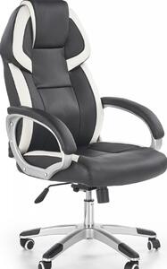 Sedia da ufficio Barton in bianco nero