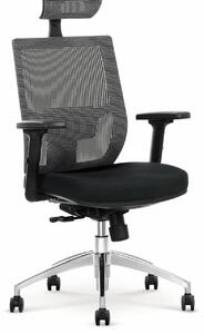 Sedia da ufficio Admiral in nero/grigio
