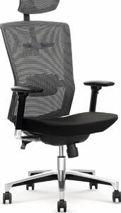 Sedia da ufficio Ambasadori in nero grigio