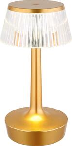 Lampada da tavolo senza fili con batteria ricaricabile touch dimmer lampada da tavolo in cristallo ottone 28079M