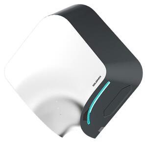 Asciugamani elettrico con sensore a infrarossi, modello "Side Blade", color argento, con filtro HEPA PREMIUM - GOLDINOX