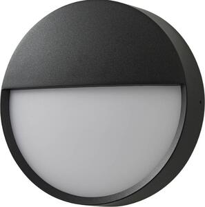 Arcchio LED lampada da parete per esterni Gravo, Ø 25 cm, nero, IP65