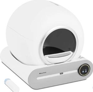 Expondo Wiesenfield Lettiera autopulente per gatti - Controllo tramite app - Apertura Ø 25 cm - Sterilizzazione al plasma