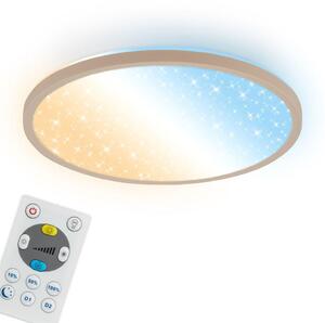 Lampada da soffitto a LED, illuminazione per soggiorno, dimmerabile, con telecomando, controllo della temperatura di colore (CCT)