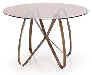 Tavolo in vetro + metallo Lungo - p 120 x h 76 cm