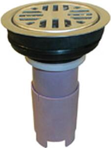 Ingresso HL Hutterer & Lechner, diametro 110 mm con griglia in acciaio inox diametro 85 mm, con valv