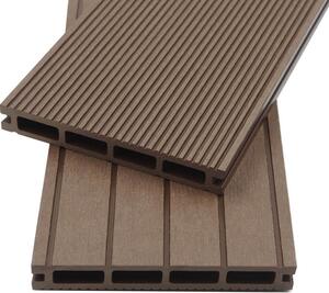 Home Deluxe - Tavole per decking in WPC SAMANA - Marrone scuro, 10m² - Inclusi sottostruttura e accessori completi I Decking bordo piscina decking balcone