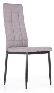 Sedia imbottita K292 grigio - H 98 cm
