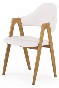 Sedia imbottita K247 bianco - H 80 cm
