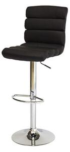 Sgabello da bar imbottito C-617 in nero - H 99 cm