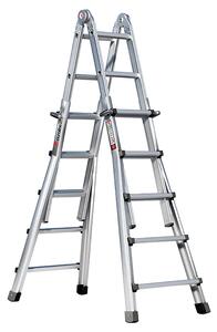 Scala pieghevole in alluminio Vario con 4x5 pioli 3160105