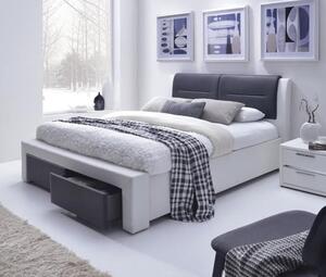 Letto Cassandra S in ecopelle - 140x200 cm