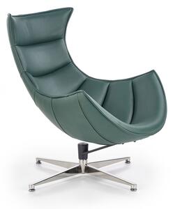 Poltrona imbottita Luxor in verde - H 96 cm