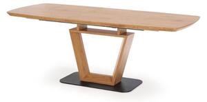 Tavolo allungabile MDF + metallo Blacky - L 160-220 x l 90 x h 76 cm