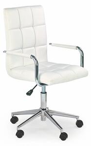 Sedia da ufficio Gonzo2 in bianco - H 98-110 cm