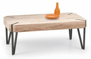 Tavolino da caffè Emily in rovere - L 110 x L 60 x H 42 cm
