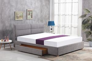 Letto Merida imbottito in grigio - 160x200 cm